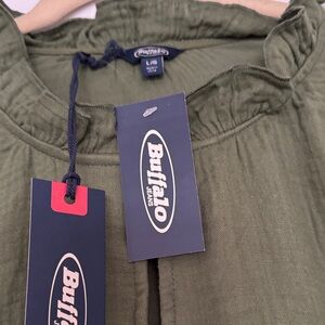 Buffalo David Bitton Sage Green Blouse